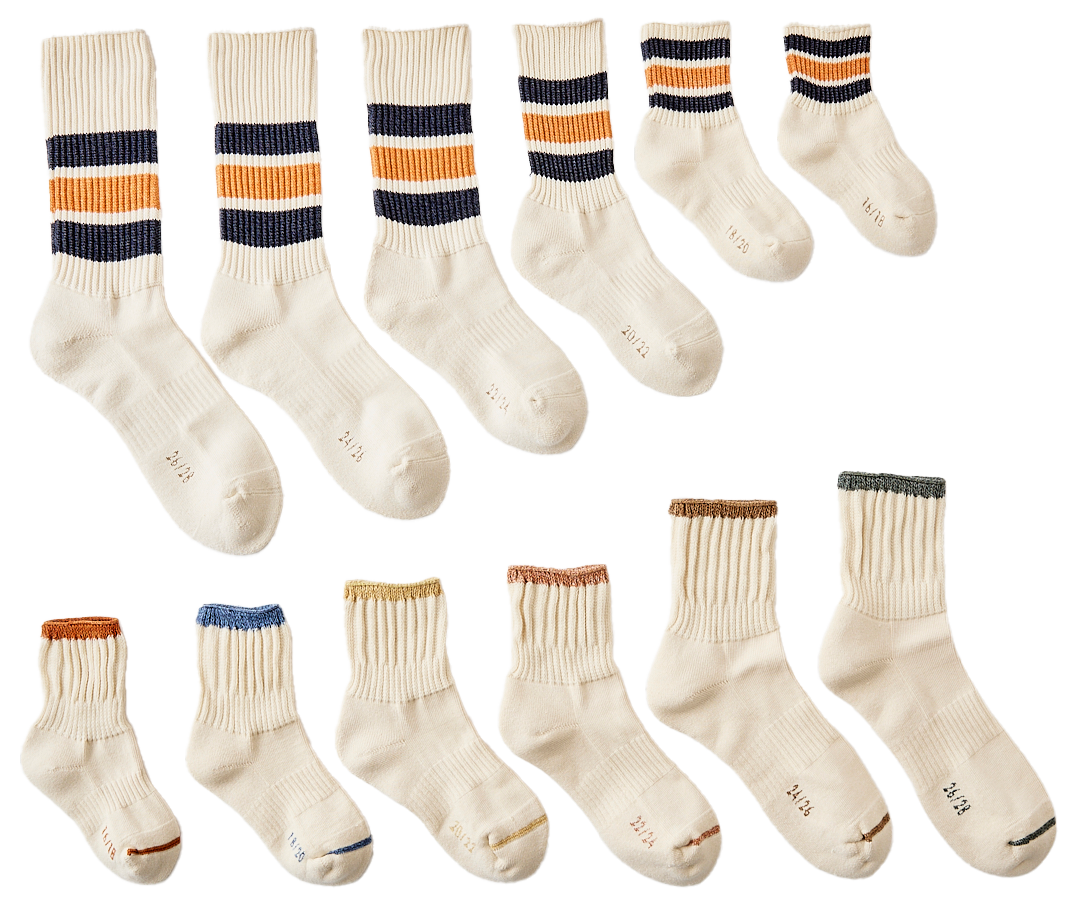 オーガニックコットンユニバーサルソックス